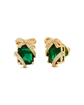 Image of kate spade new york Pave Present Stud Earrings