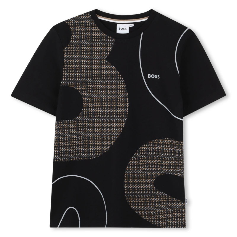 Image of Boss Kids Graphic T-Shirt Black male 10Y