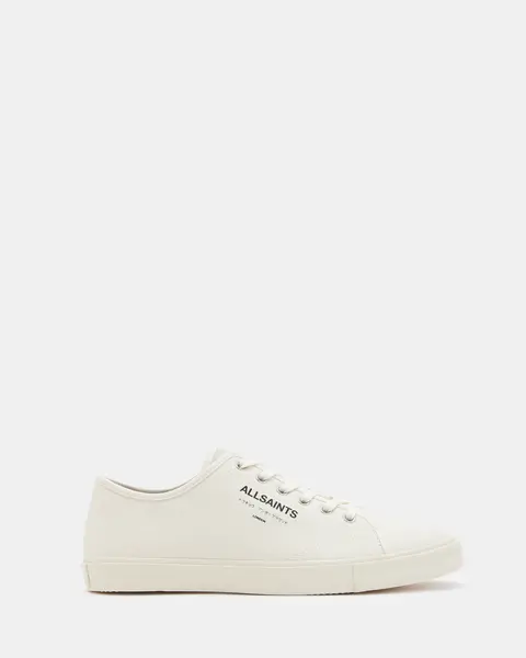 Image of AllSaints Underground Canvas Low Top Trainers