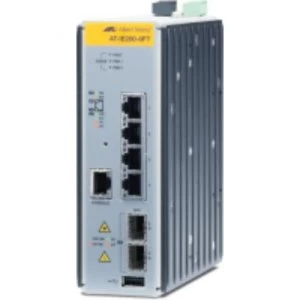 Image of Allied Telesis AT-IE200-6FT-80 Managed L2 Fast Ethernet (10/100) Grey