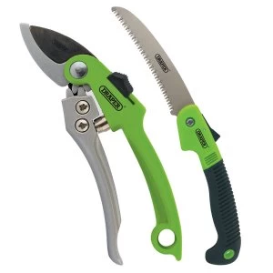 Image of Draper Folding Pruning Saw and Secateurs