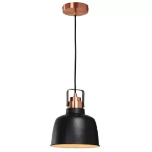 Image of Village At Home Jett Light Fitting - Black/Copper