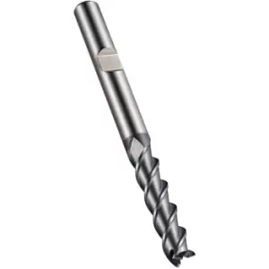 Image of C920 6.00MM HSS-E Flatted Shank Multi Flute Long Series End Mill - Alcrona Coated - DIN 844L