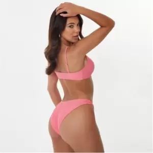 Image of Jack Wills Eco Knot Front Bikini Top - Pink