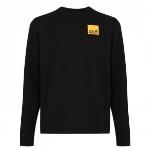 Image of Jack Wolfskin Quadrant Sweatshirt - Black 6000 SMU