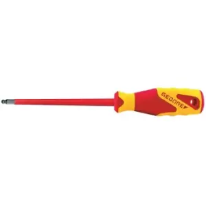 Image of Gedore VDE Screwdriver with ball end 5 mm