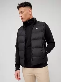 Image of Tommy Jeans Tommy Jeans Tjm Light Down Padded Gilet, Black, Size S, Men