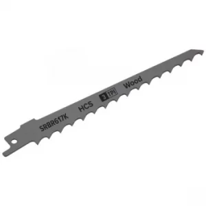 Image of Sealey SRBR617K Reciprocating Saw Blade Pruning & Coarse Wood 150m...