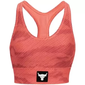 Image of Under Armour Armour Project Rock Bra Womens - Orange