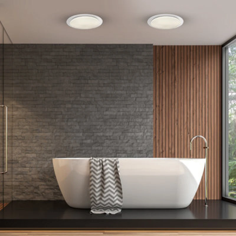 Image of Milagro Ontario LED Ceiling Lamp 40cm Remote Control White unisex