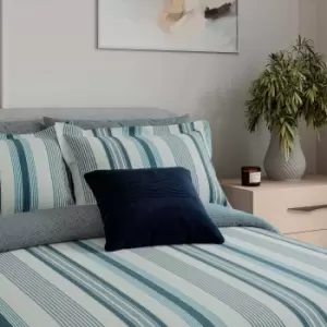 Image of Bedeck of Belfast Oren Super Kingsize Duvet Cover Set, Teal