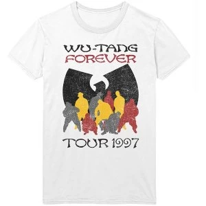 Image of Wu-Tang Clan - Forever Tour '97 Mens Medium T-Shirt - White
