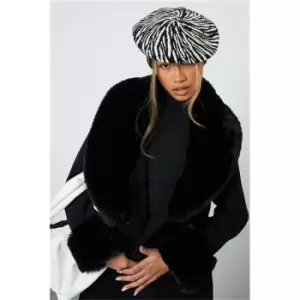 Image of I Saw It First Black Zerba Beret Hat - Black