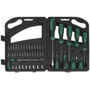Image of 47 Piece Screwdriver and Socket Bit Set 11247 Bruder Mannesmann