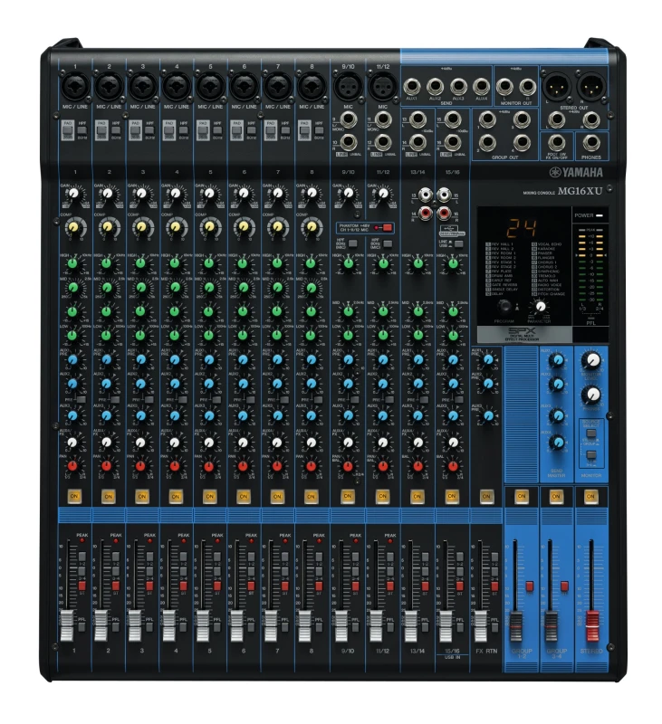 Image of Yamaha MG16XU audio mixer 16 channels