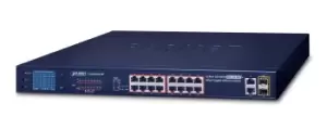 Image of PLANET FGSW-1822VHP network switch Unmanaged Fast Ethernet...