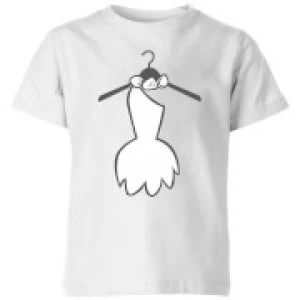Image of The Flintstones Wilma Dress Kids T-Shirt - White - 7-8 Years - White