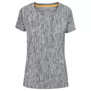Image of Trespass Womens/Ladies Daffney Active T-Shirt (XXS) (Grey Marl)