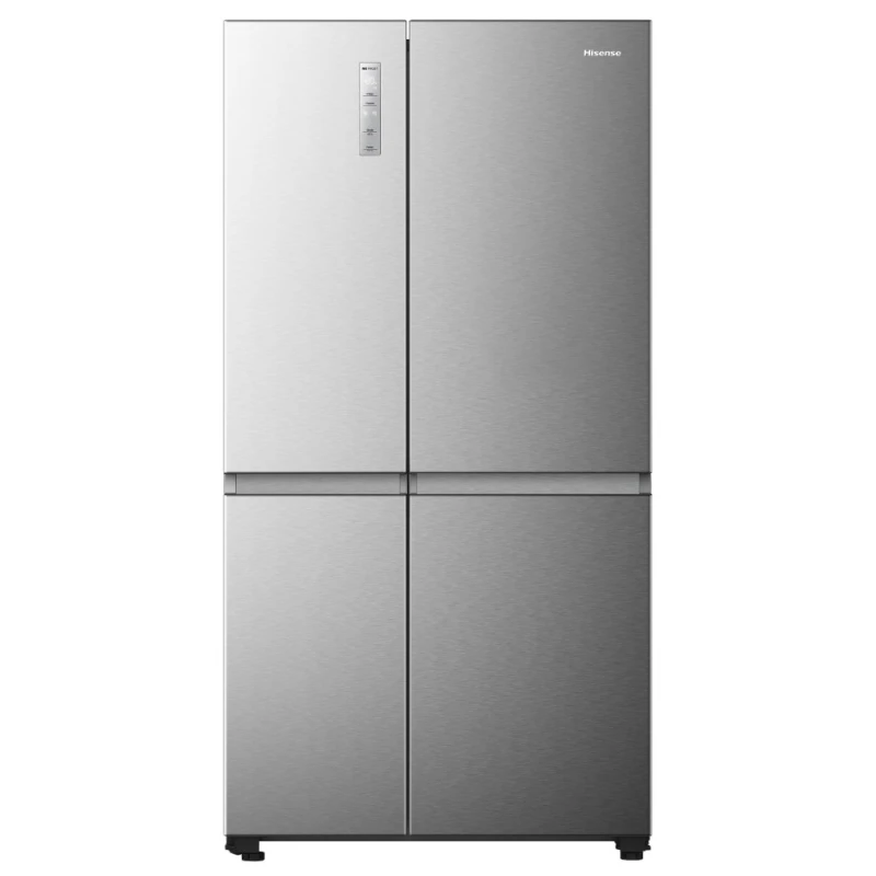 Image of Hisense PureFlat RS5P668SSCC WiFi Connected Total No Frost American Fridge Freezer - Silver / Stainless Steel - C Rated