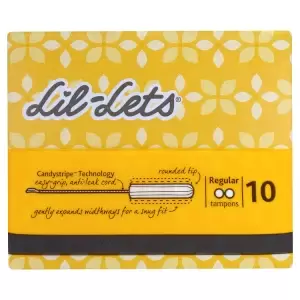 Image of Lil-Lets Non-Applicator Tampons Regular 10s