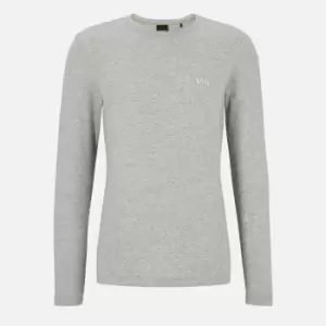 Image of BOSS Green Mens Togn Curved T-Shirt - Open Grey - M