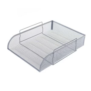 Image of Mesh Letter Tray, A4, Silver