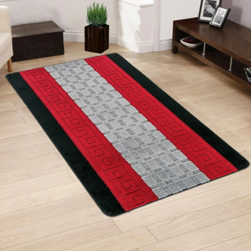 Image of Smart Living Smart Living Heavy Duty Machine Washable Hallway Kitchen Non Slip Door Mat in Red Size: 40cm x 60cm Red 40cm x 60cm Unisex 063255651518