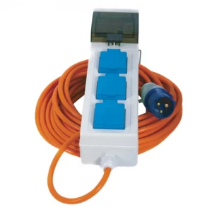 Image of Crusader Mains Supply Unit with 3 Sockets 20m Cable
