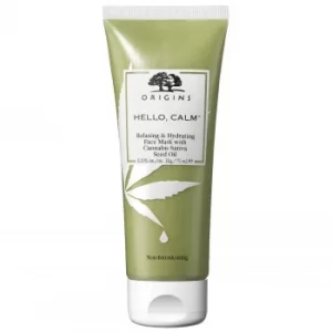 Image of Origins Hello, Calm Relaxing and Hydrating Face Mask with Cannabis Sativa Seed Oil 75ml