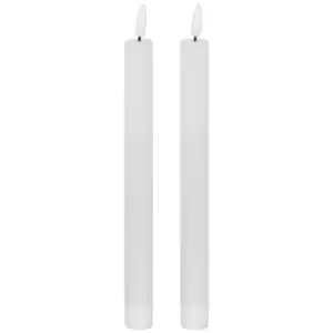 Image of Luxe Collection Natural Glow S/ 2 White LED Dinner Candles