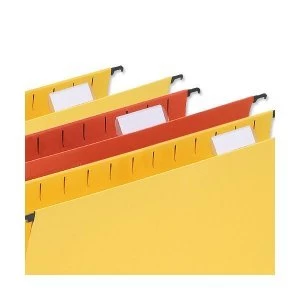 Image of 5 Star Office Card Inserts for Wrap around Suspension File Tabs White Pack 50