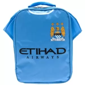 Image of Manchester City FC 2018 Kit Lunch Bag (One Size) (Blue) - Blue