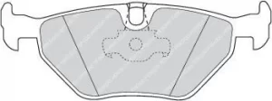 Image of Ferodo FDB1075 Brake Pad Set Rear Axle Premier Car