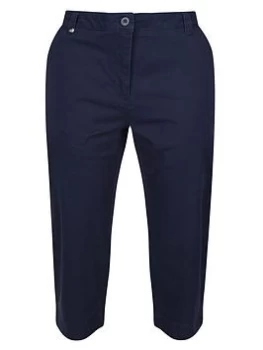 Image of Regatta Maayan Capri Pants - Navy, Size 14, Women