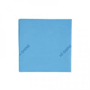 Image of Robert Scott Hi-Shine Shine Cloth Blue 40x40cm Pack of 10 IDHB410O
