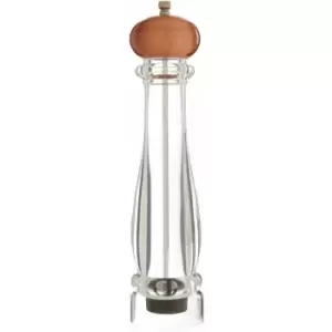 Image of Salt/Pepper Large Clear Copper Mill - Premier Housewares