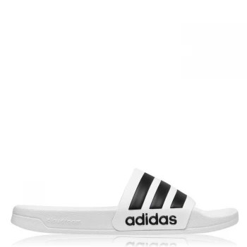 Image of adidas Adilette Mens Sliders - White/Black