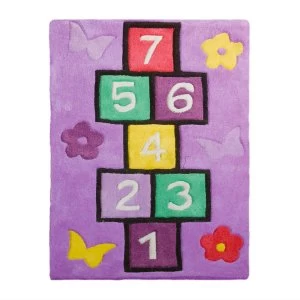 Image of Flair Rugs Flair 70 x 100cm Kiddy Hopscotch Rug