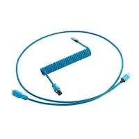 Image of CableMod Pro Coiled Keyboard Cable USB A to Micro USB 150cm - Spectrum Blue