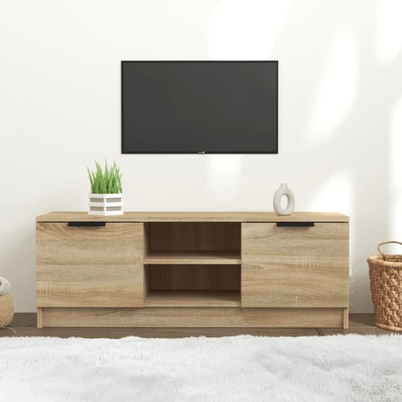 Image of VIDAXL Vidaxl - tv Cabinet Sonoma Oak 102x35x36.5cm Engineered Wood 8720286965962