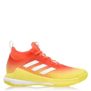 Image of adidas Crazy Flight Mid Womens Netball Trainers - Red