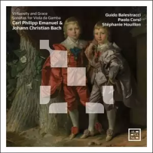 Image of Virtuosity and Grace Sonatas for Viola Da Gamba by Carl Philipp Emanuel Bach CD Album