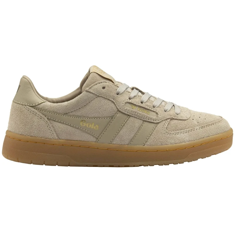 Image of Gola Womens Trainers Gola Hawk Suede 86 Beige Female 39