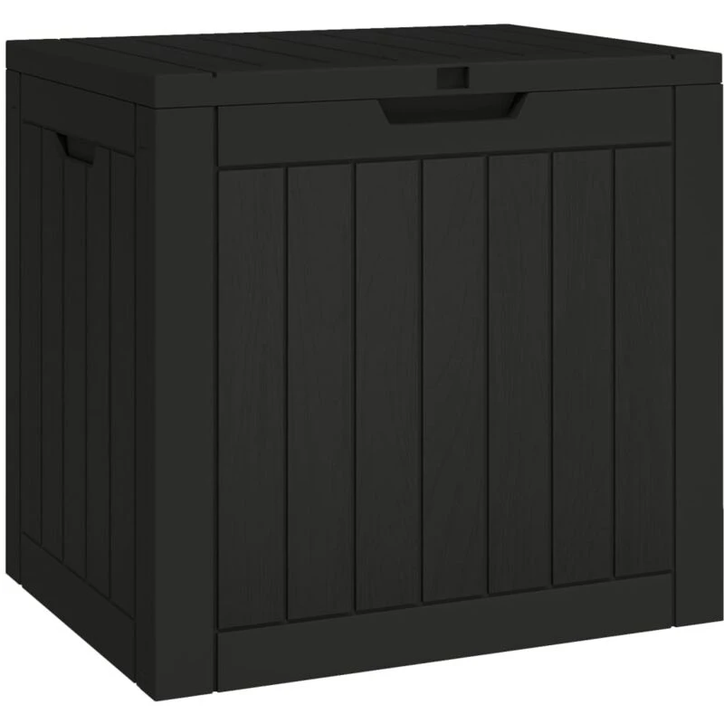 Image of VIDAXL Vidaxl - Garden Storage Box Black 55.5x43x53cm Polypropylene 8720845789596