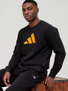 Image of adidas Future Icons Sweatshirt - Black, Size L, Men