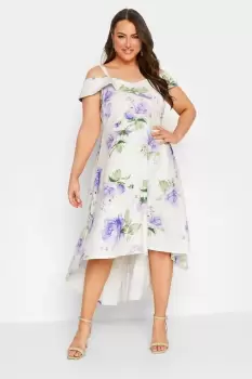 Image of Dipped Hem Midi Dress