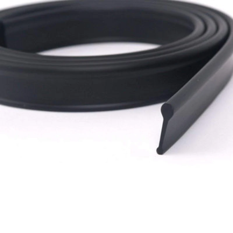 Image of Nes Home Black 1200mm Soft Rubber Shower Door Seal for Folding Bath Screen Black
