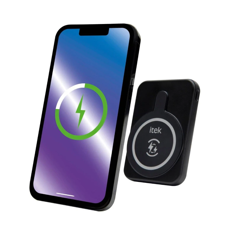 Image of Itek 5000Mah Powerbank With, Black I58074BLK