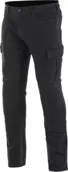 Image of Alpinestars Cargo Motorcycle Textile Pants, black, Size 38, black, Size 38
