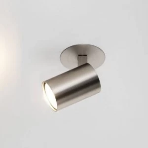 Image of 1 Light Recessed Flush Reading Lamps Matt Nickel, GU10